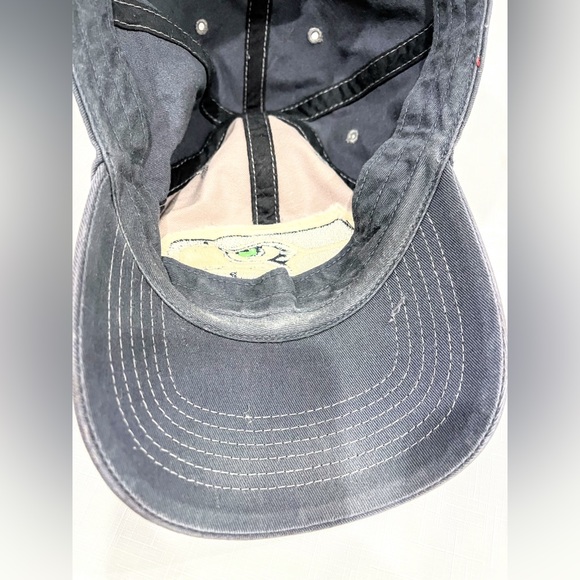 Seahawks Fitted Large Rustic Khaki and Blue with White Stitching Football Cap - Picture 4 of 4